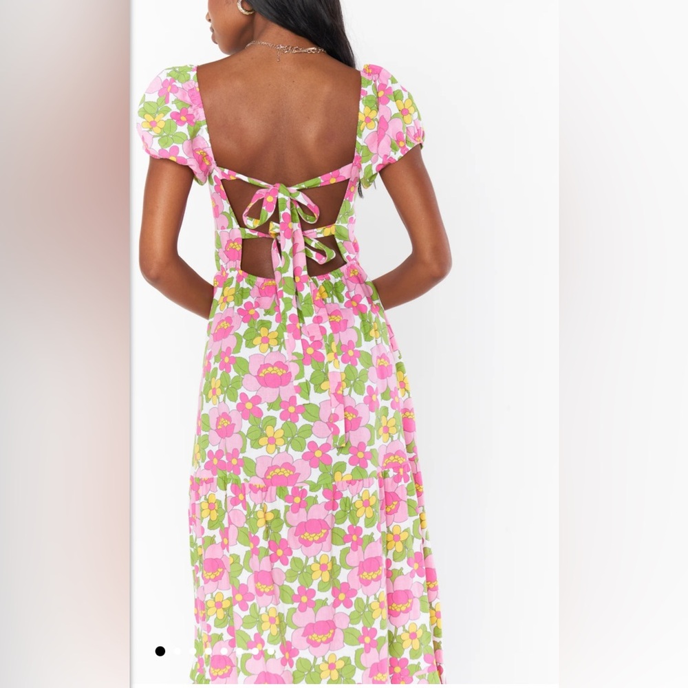 SMYM NWT Cathy fresh floral maxi SMALL